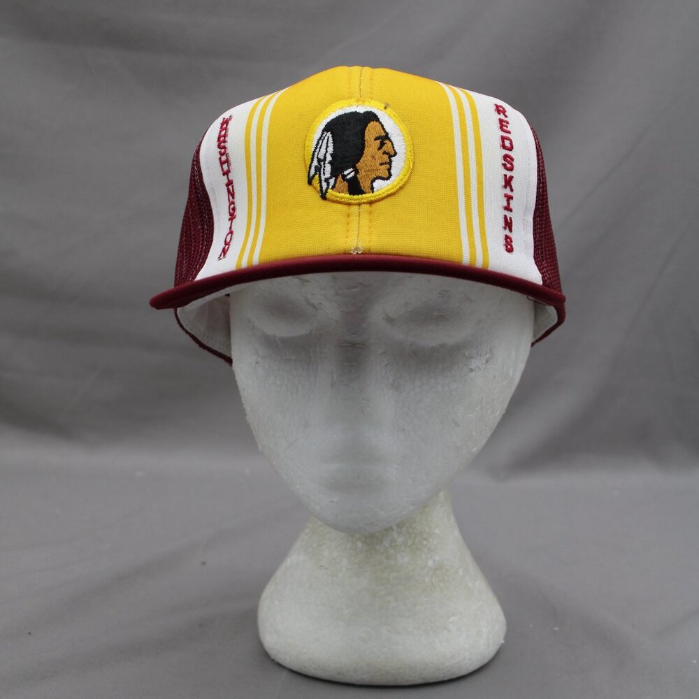 Washington Redskins Hat (VTG) - By Ted Fletecher - Adult Trucker Snapback